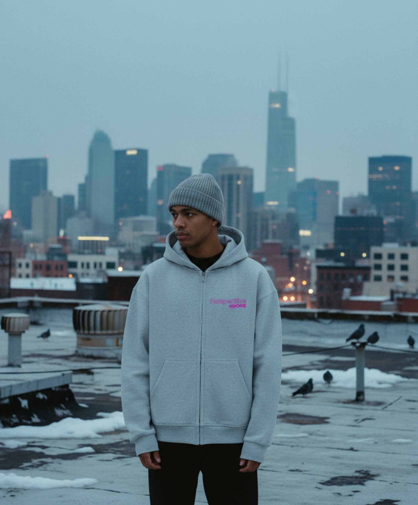 Premium Perspective Zip Hoodie